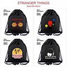 Stranger Things drawstring backpack bag