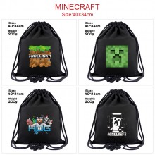 Minecraft drawstring backpack bag