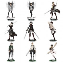 Attack on Titan Levi Eren Mikasa Ackerman anime ac...