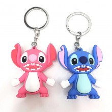 Stitch anime figure doll key chain