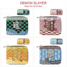 Demon Slayer anime zipper wallet purse