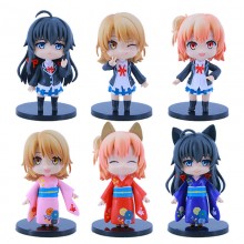 Yukinoshita Yukino anime figures set(6pcs a set)(O...