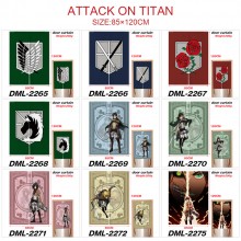 Attack on Titan anime door curtains portiere 85x12...