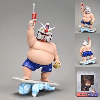 Fat Gundam anime figure(eyes can lighting)