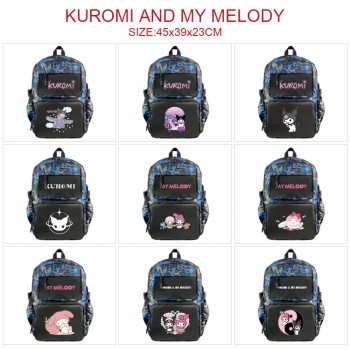 Kuromi Melody anime anime nylon backpack bag
