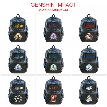 Genshin Impact game nylon backpack bag