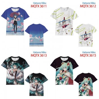 Hatsune Miku anime modal t-shirt