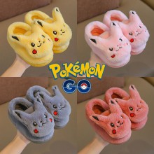 Pokemon Pikachu anime plush shoes a pair