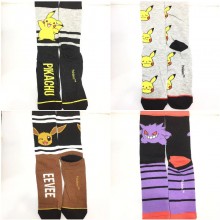 Pokemon cotton long socks a pair