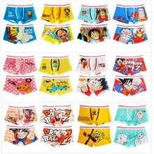 One Piece anime cotton briefs underpants(4pcs a se...