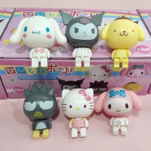 Original Melody Cinnamoroll Hello Kitty Kuromi fig...