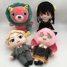10inches SPY FAMILY anime plush dolls set(4pcs a set)