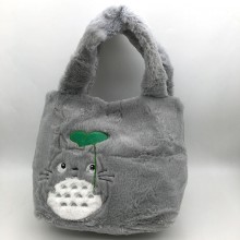 Totoro Psyduck anime plush handbag 28*20CM