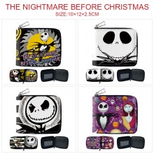 The Nightmare Before Christmas zipper wallet purse