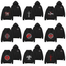 Fate Grand Order anime zipper cotton thin hoodies ...