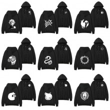 The Seven Deadly Sins anime zipper cotton thin hoodies sweatshirt