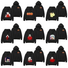 Inuyasha anime zipper cotton thin hoodies sweatshirt