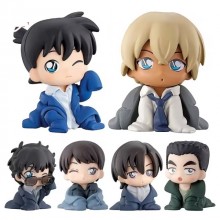 Detective conan anime figures set(6pcs a set)