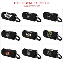 The Legend of Zelda game canvas pen case pencil ba...
