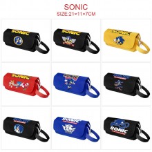 Sonic the Hedgehog canvas pen case pencil bag