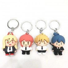 Chainsaw Man anime figure doll key chain