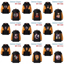 Demon Slayer anime cotton long sleeve hoodies clot...