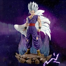 Dragon Ball Figure GK White God Berst Cloak Son Gohan anime figure(can lighting)