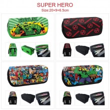 Super Hero Iron Spider Super Man Batman pen case p...