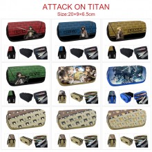 Attack on Titan anime pen case pencil bag