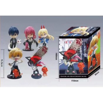 Chainsaw Man anime figures set(5pcs a set)