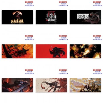 Berserk anime big mouse pad mat 80*30/90*40