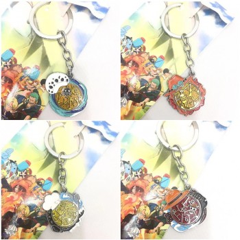 One Piece anime alloy key chain keychain