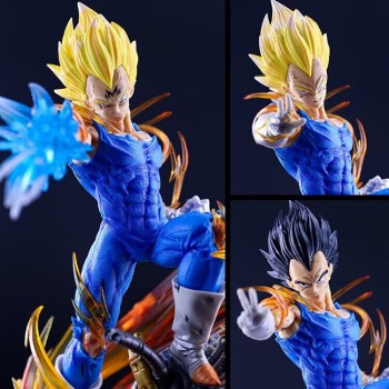 Dragon Ball LS Vegeta anime figure - one figure with 3 heads