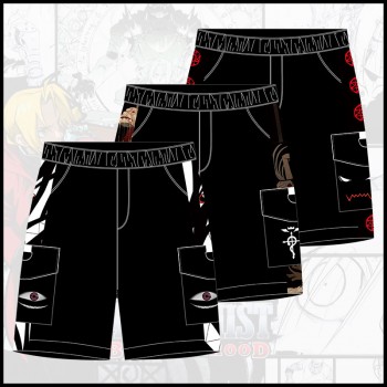 Fullmetal Alchemist anime cotton shorts middle pants