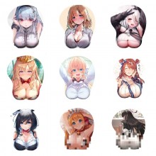 The anime girl sexy 3D silicon mouse pad