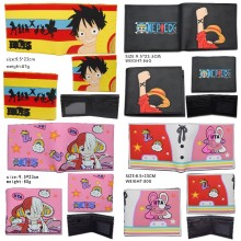 One Piece anime silicon wallet