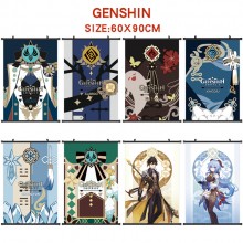 Genshin Impact game wall scroll wallscrolls 60*90C...