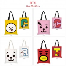 BTS BT21 star shopping bag handbag