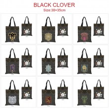 Black Clover anime shopping bag handbag