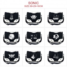 Sonic the Hedgehog waterproof nylon satchel shoulder bag