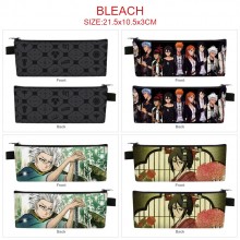Bleach anime PU zipper pen case pencil bag