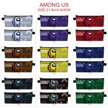 Among Us game PU zipper pen case pencil bag