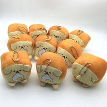 3.2inches Shiba Inu Corgi plush dolls set 8CM(10pcs a set)