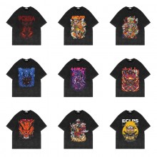 Naruto 280g anime heavy short sleeve cotton t-shirt t shirts street wear