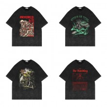 Attack on Titan 280g anime heavy short sleeve cott...