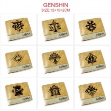 Genshin Impact game wallet purse