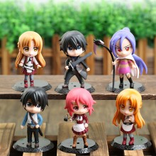 Sword Art Online anime figures set(6pcs a set)(opp...