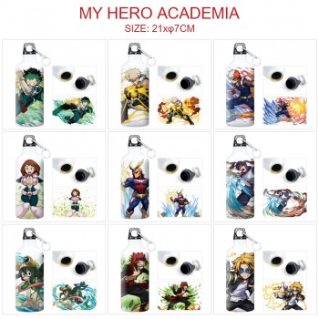 My Hero Academia anime aluminum alloy sports bottle kettle