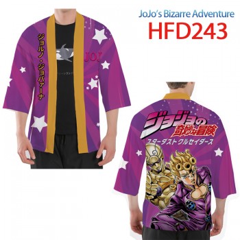 JoJo's Bizarre Adventure anime short kimono cloak mantle