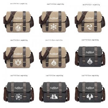 Genshin Impact game canvas satchel shoulder bag